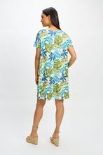Load image into Gallery viewer, Short sleeve shift dress/Costa Rica Palm