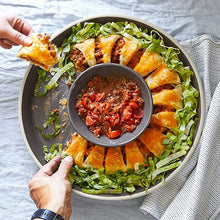 Load image into Gallery viewer, Stoneware Chip & Dip Set