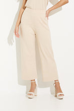 Load image into Gallery viewer, Wide leg crop knit pant/sand
