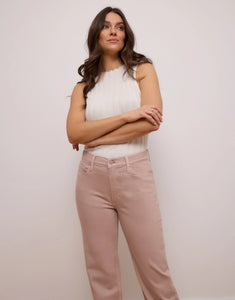 Chloe Straight Jeans/Pink Sand