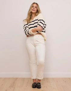 Emily Slim Jeans/Pearl White