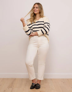 Emily Slim Jeans/Pearl White