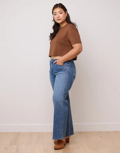 Lily wide Leg Jeans/Faded