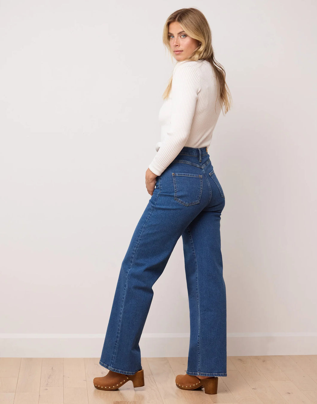 Lily Wide Leg Jeans/Heritage Blue