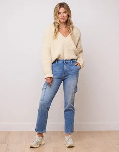 Malia Relaxed Jeans/Blue Bell