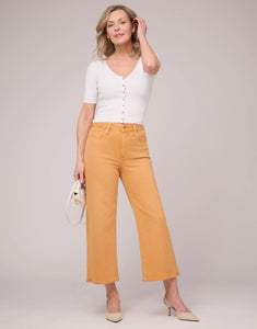 Lily Wide Leg Jeans/Coral Reef
