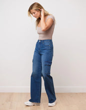 Load image into Gallery viewer, Lily Wide Leg Jeans/Oxford Blue
