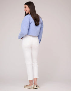 Chloe Straight Jeans/White Shell
