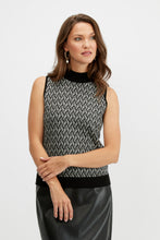 Load image into Gallery viewer, Mock neck 2 tone knit top
