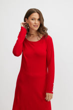 Load image into Gallery viewer, Long sleeve crew neck knit dress
