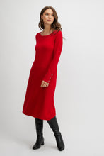 Load image into Gallery viewer, Long sleeve crew neck knit dress
