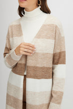 Load image into Gallery viewer, Earth striped cardigan
