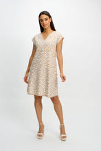 Load image into Gallery viewer, knit print dress/Sand combo
