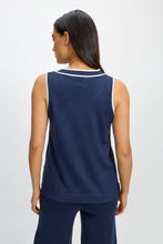 Load image into Gallery viewer, v neck tank top/nautical
