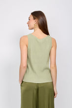 Load image into Gallery viewer, Knit tank top/Sage
