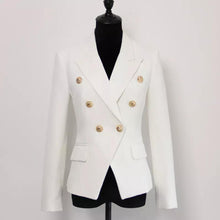 Load image into Gallery viewer, Blazer - Tanya White Luxury Fitted Double Breasted
