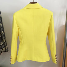Load image into Gallery viewer, Blazer - Odette Yellow Fitted DB
