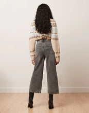 Load image into Gallery viewer, Lily wide leg jeans/Grey/100% cotton
