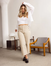 Load image into Gallery viewer, Lily Wide Leg Jeans/Sandy Beach
