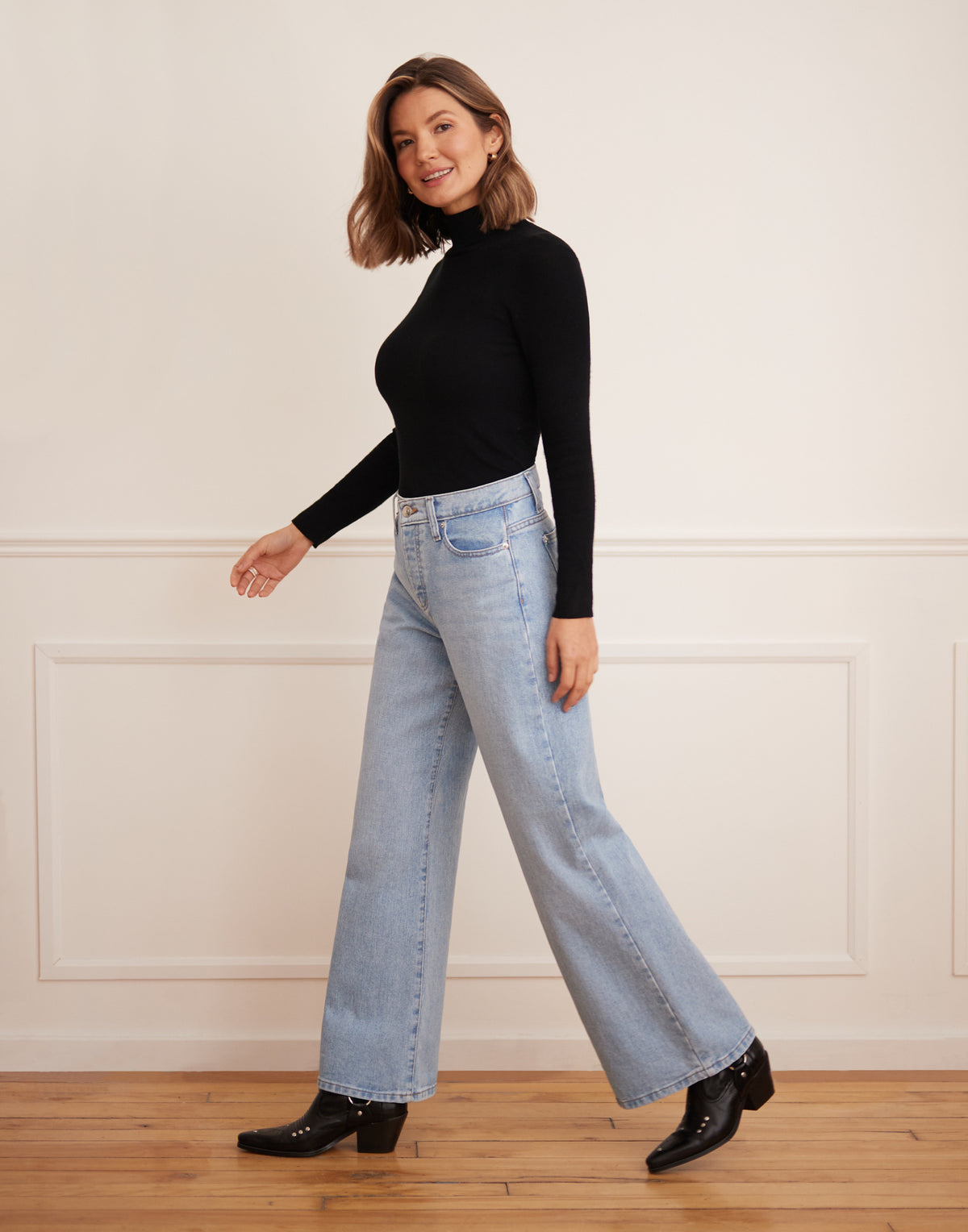 Lily wide leg jeans/Dawson – Mirella's Ladies Boutique