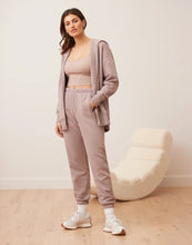 Load image into Gallery viewer, Fleece Jogger/taupe pink

