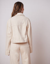 Load image into Gallery viewer, Oversized denim jacket/Off White
