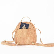 Load image into Gallery viewer, Taylor small cork backpack
