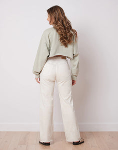 Lily wide leg pant/off white
